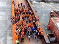 Weathering steel bridge