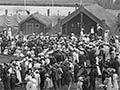The Māori village at the New Zealand International Exhibition, 1906–7