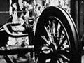 Spinning in the women's court, New Zealand and South Seas Exhibition, 1925–26