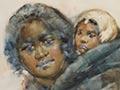 Frances Hodgkins, 'Maori woman and child'