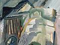 Frances Hodgkins, 'Circular barn'