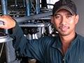 Dairy worker Harvey Cabug, 2015