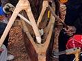 Carving a vaka, 2012