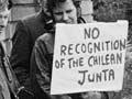 Protest against New Zealand support for military rule in Chile