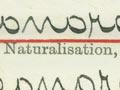 ‘Alien’ naturalisation