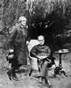 Bishop George Augustus Selwyn (left) and his friend William Martin, the former chief justice of New Zealand, photographed in the early 1860s