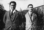 Henry Taiporutu Te Mapu-o-te-rangi Mitchell (left) and  Hugh Fraser Ayson, 23 June 1919