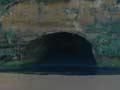 Sea cave at Mōkau