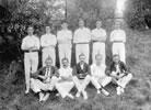 'Froggy' de la Mare in a cricket team