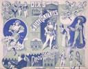 Cover for Percy Reginald Dix's vaudeville company programme, 20 December 1901