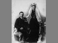 Agnes Fabish and her husband Joseph on their wedding day, 1 January 1894