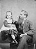 Harry Warner Farnall and his daughter Constance Rose, about 1873