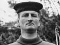 Denis Glover acting up for the camera, about 1947