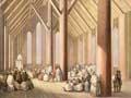 Rangiātea Church, Ōtaki, from a sketch by Charles Barraud