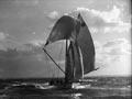 The Celox, a mullet boat built by Archibald Logan and his brothers Robert and John, sailing on the Waitemata Harbour in 1914