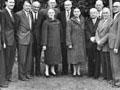 Muriel May (fifth from left) and the Royal Commision on Education, 1962