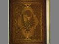 Inlaid wooden cover