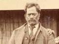 Hōne Wētere Te Rerenga photographed in 1885 with a woman, possibly his second wife Te Āta Hoani, and one of his children