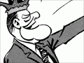 Detail from cartoon