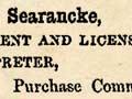 Advertisement for a land agent