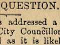 Arguing against a sewerage system