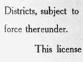Gum digger’s licence