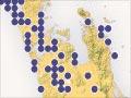 Interactive: Distribution of crested grebe, dabchick and little grebe