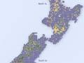 Interactive: Distribution of cirl buntings, hedge sparrows and yellowhammers