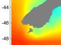 Wave height around New Zealand