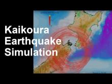 Video: M7.8 Kaikoura Earthquake computer simulation