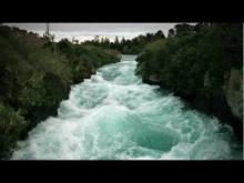 Video: The rushing waters of Huka Falls - Roadside Stories