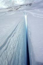 Crevasse, Linda Glacier