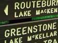 Signs on the Routeburn Track