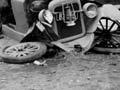 Early car accident