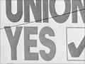 Trades Hall and ‘Union Yes’ sign