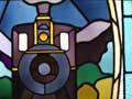 Stained glass window, Dunedin railway station