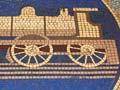 Floor tile, Dunedin railway station