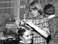 Hairdressing apprentice