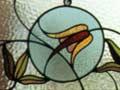 Art nouveau stained glass