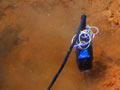 Microbial mat from an undersea volcano