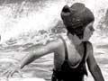 Playing in the surf