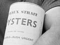 Canned oysters