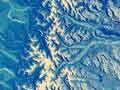Satellite image of the central South Island