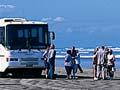 Bus on Ninety Mile Beach 