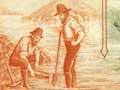 Goldmining postage stamp