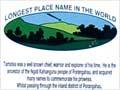 Audio: Longest place name in the world