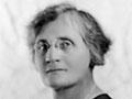 Studio portrait of Marion Thompson, founding principal of Masterton's Solway College