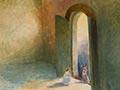 Suzanne Aubert giving alms to the poor