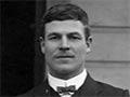 Edward Hunter on the day of his marriage to Mary Wards Cutt at Wellington, 20 April 1909