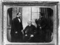 Richard Taylor and his son with Hoani Wiremu Hīpango 